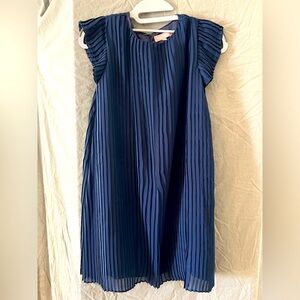 💙EUC💙BCBG Girls navy pleat dress